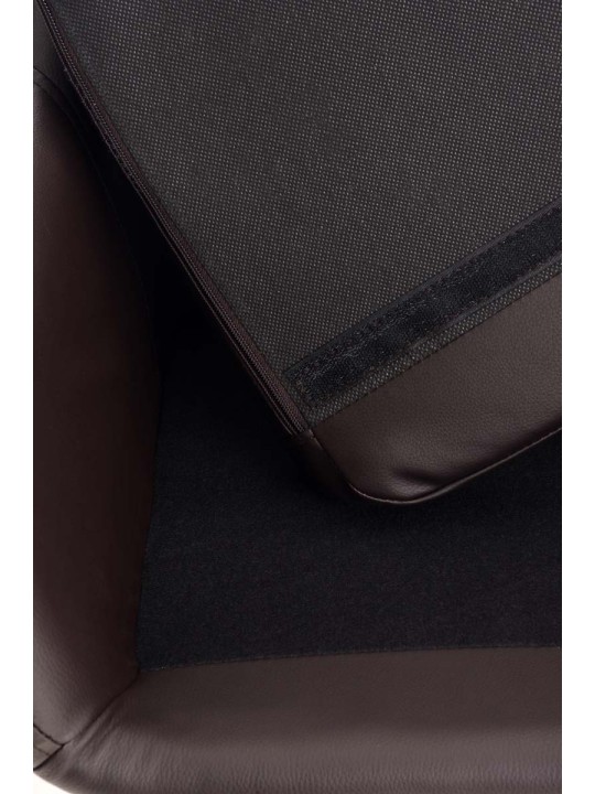 Taburete de bar Grant piel sintética, marrón Taburete de bar Grant piel sintética, marrón