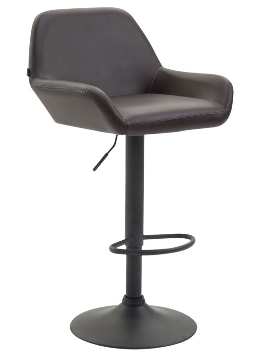 Taburete de bar Braga piel sintética B, marrón