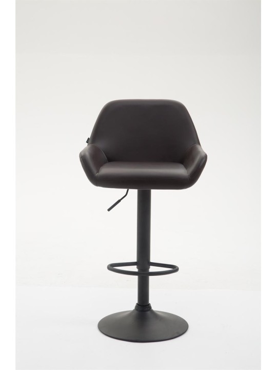 Taburete de bar Braga piel sintética B, marrón