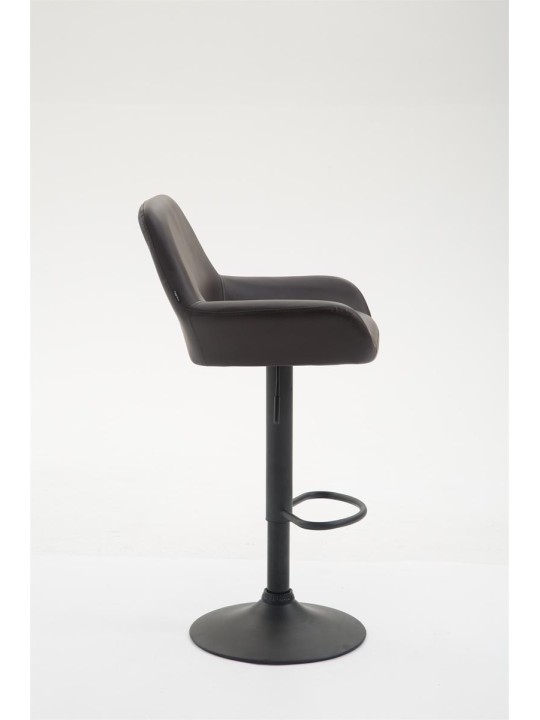 Taburete de bar Braga piel sintética B, marrón