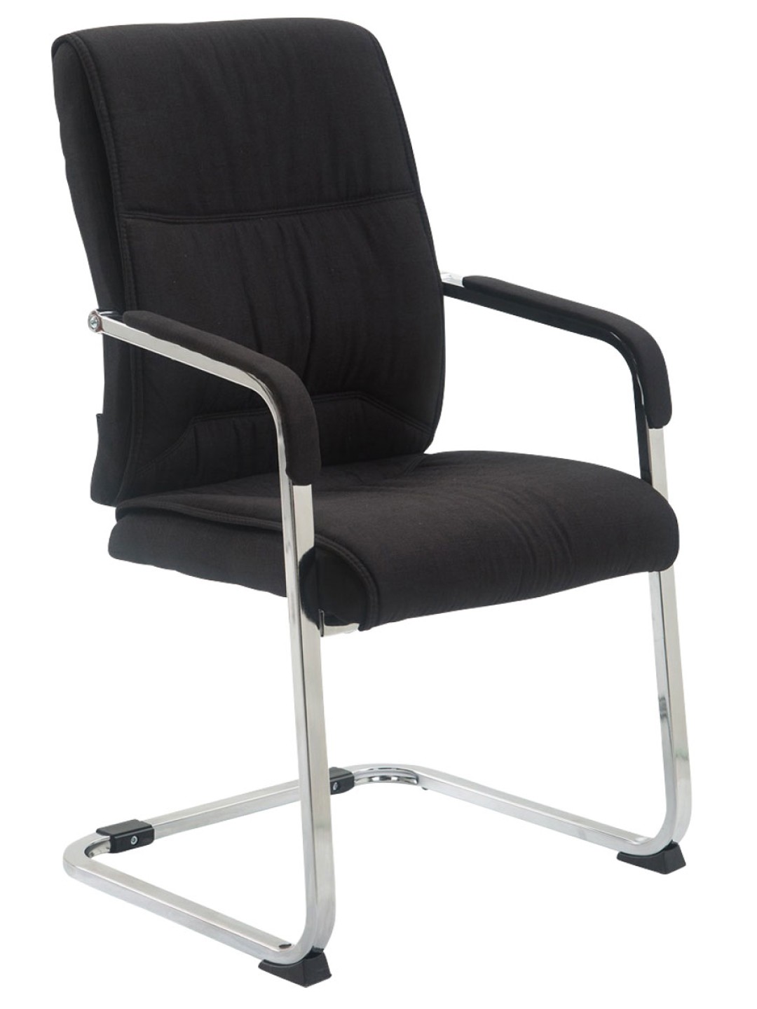 Silla de visita XL tela Anubis, negro