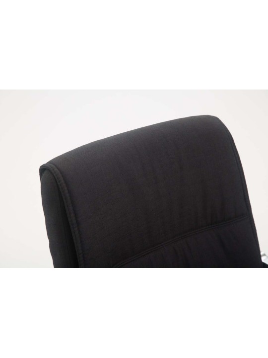 Silla de visita XL tela Anubis, negro