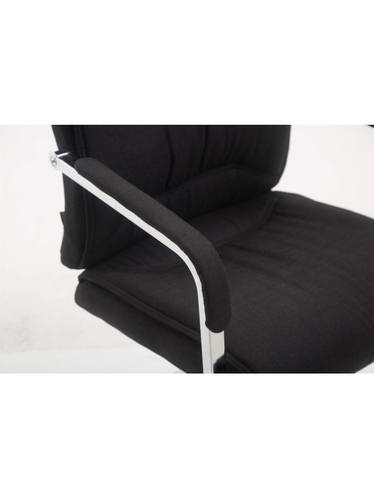 Silla de visita XL tela Anubis, negro