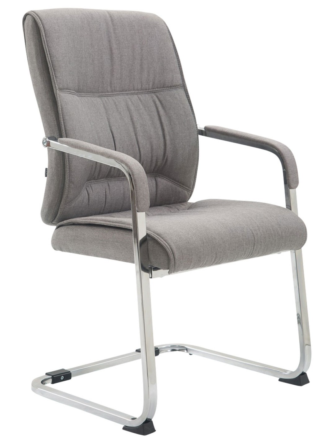 Silla de visita XL tela Anubis, gris