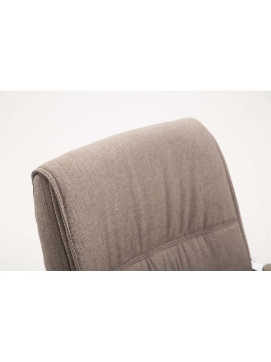 Silla de visita XL tela Anubis, taupe