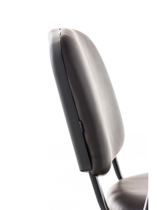 Silla Ken con mesa plegable símil piel, marrón Silla Ken con mesa plegable símil piel, marrón