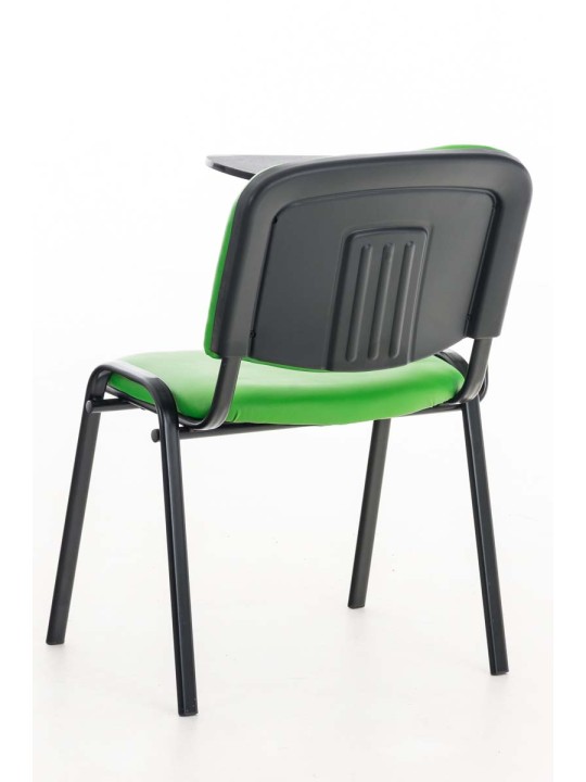 Silla Ken con mesa plegable símil piel, verde Silla Ken con mesa plegable símil piel, verde