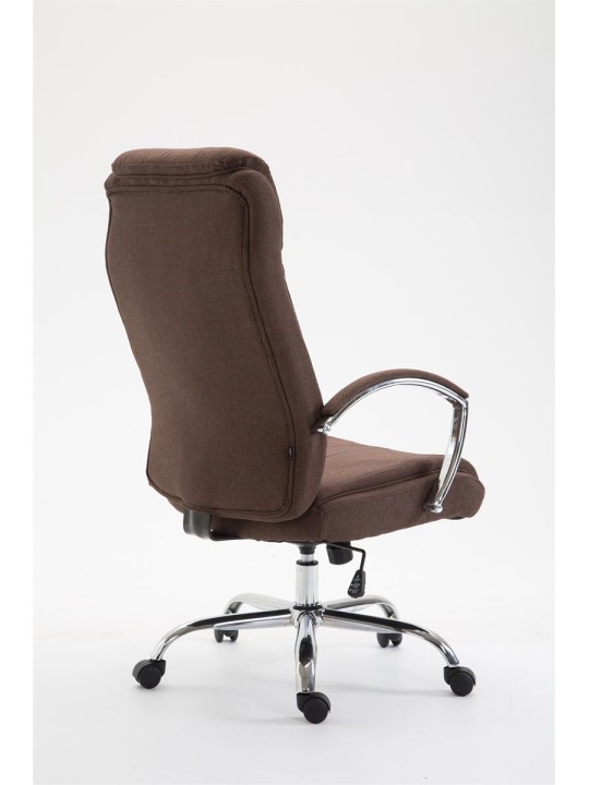 Silla de oficina tela Vaud, marrón