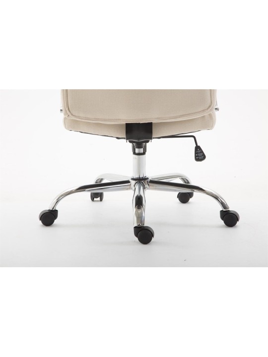 Silla de oficina tela Vaud, crema Silla de oficina tela Vaud, crema