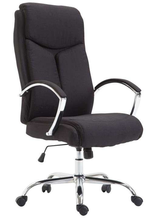 Silla de oficina tela Vaud, negro Silla de oficina tela Vaud, negro