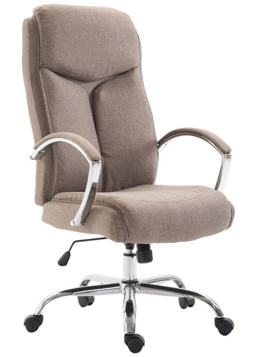 Silla de oficina tela Vaud, taupe Silla de oficina tela Vaud, taupe