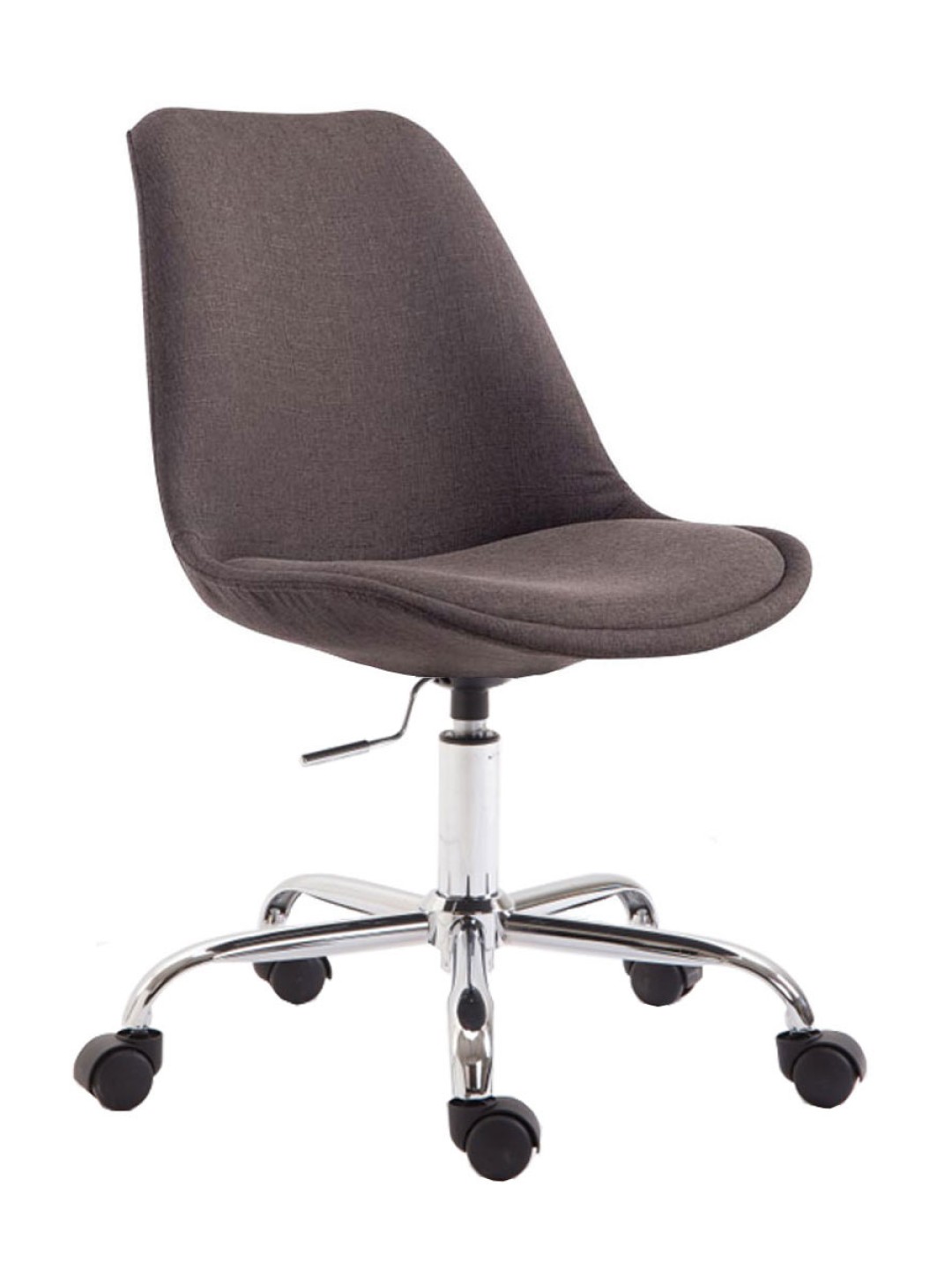 Silla de oficina tela Toulouse, gris oscuro