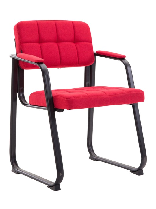 Silla de visita Canadá B tela, rojo Silla de visita Canadá B tela, rojo