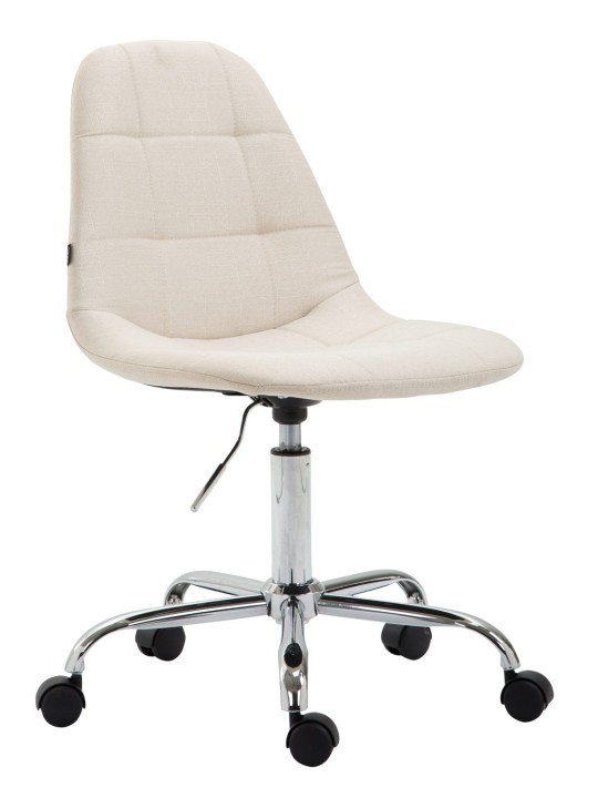Silla de oficina tela Reims, crema Silla de oficina tela Reims, crema