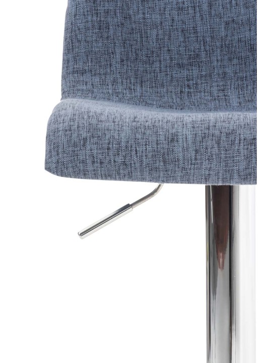 Taburete de bar Hoover tela C, azul