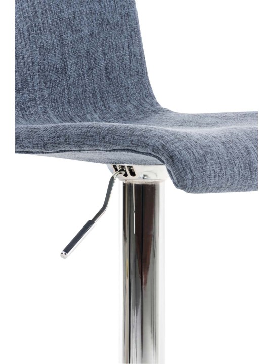 Taburete de bar Hoover tela C, azul