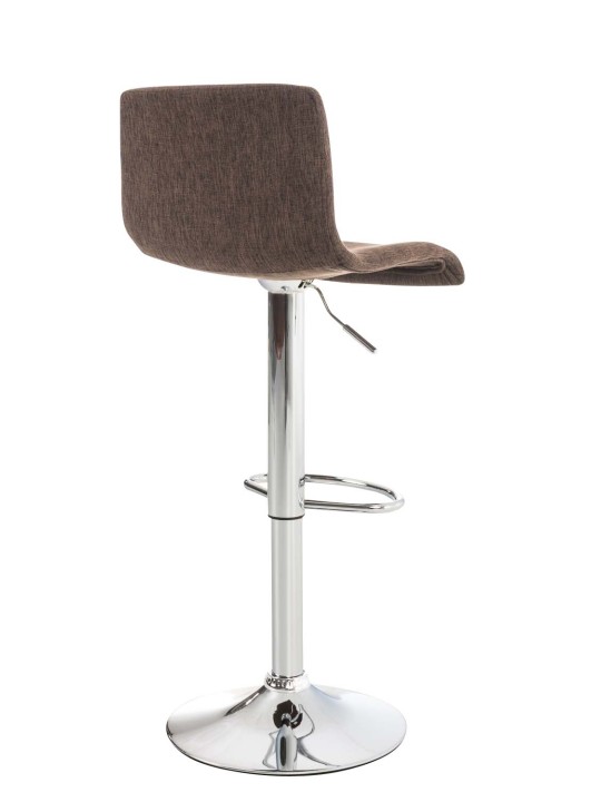 Taburete de bar Hoover tela C, marrón