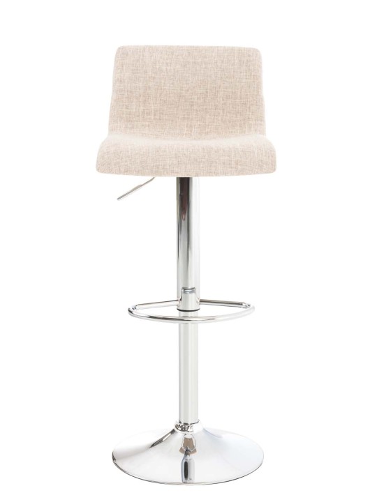 Taburete de bar Hoover tela C, crema