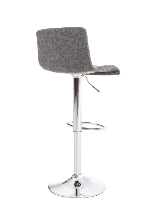 Taburete de bar Hoover tela C, gris claro