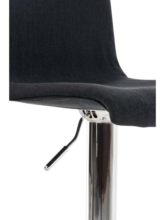 Taburete de bar Hoover tela C, negro