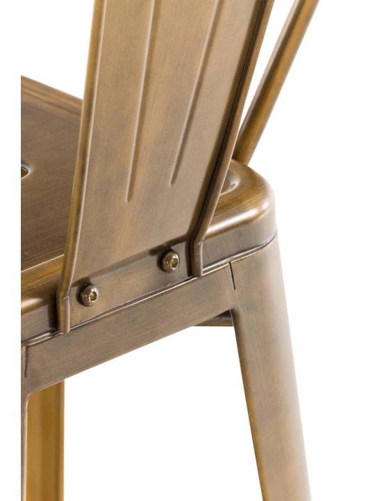 Taburete de bar Aiden, oro