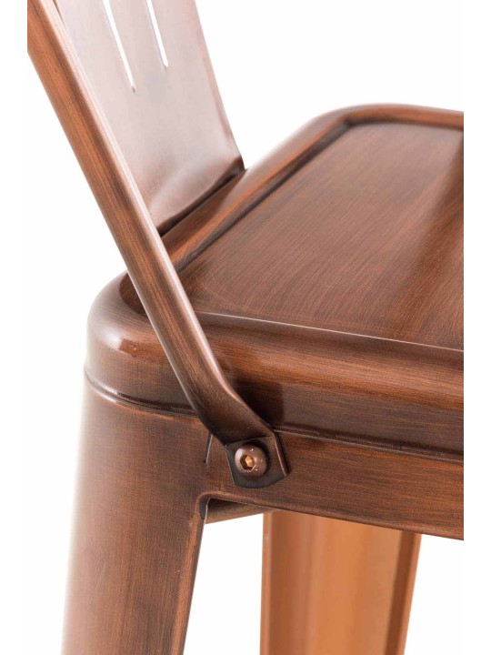 Taburete de bar Aiden, cobre