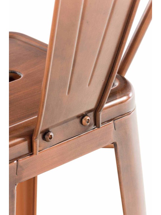 Taburete de bar Aiden, cobre