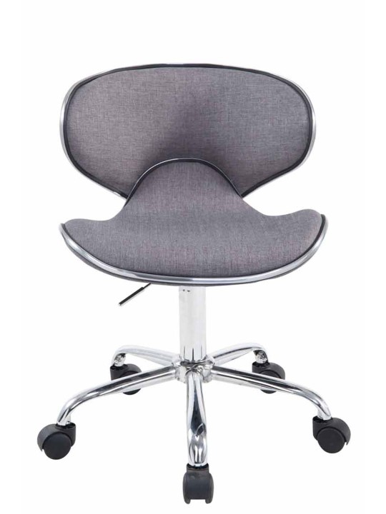 Taburete de trabajo Las Vegas V2 tela, gris