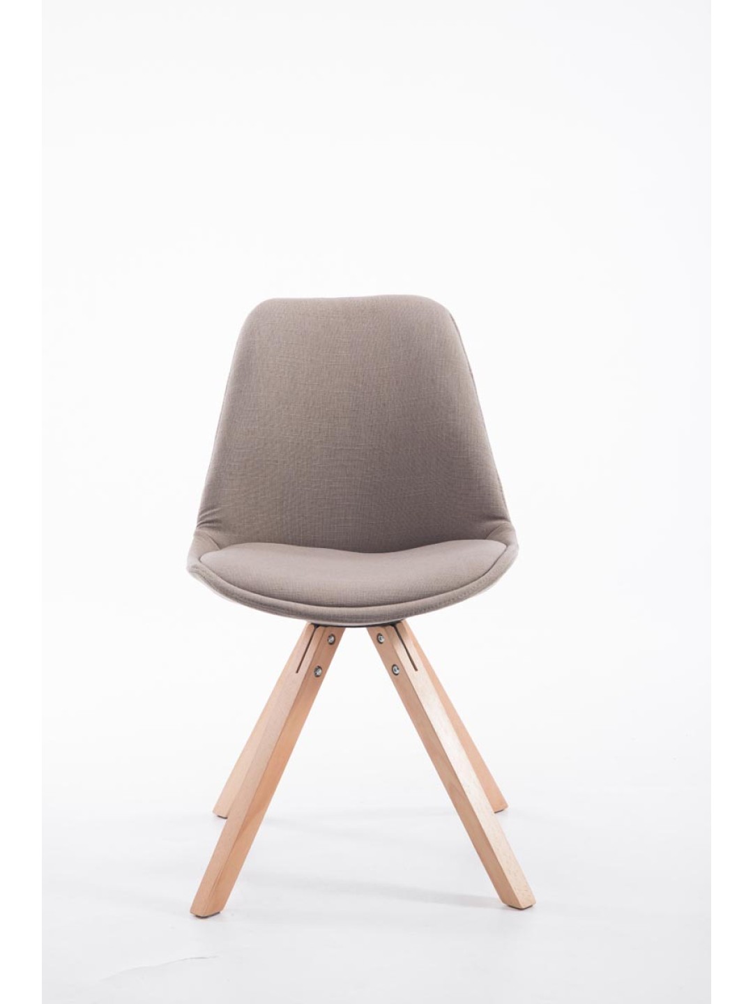 Silla de visita tela Toulouse Natura Square, taupe