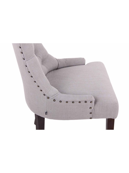 Silla de comedor Aberdeen tela antigua, gris Silla de comedor Aberdeen tela antigua, gris