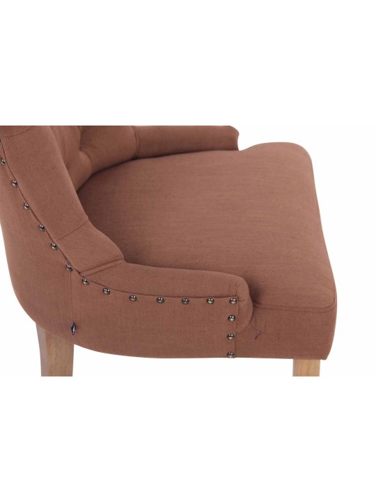 Silla de comedor Aberdeen tela antiguo-claro, marrón Silla de comedor Aberdeen tela antiguo-claro, marrón