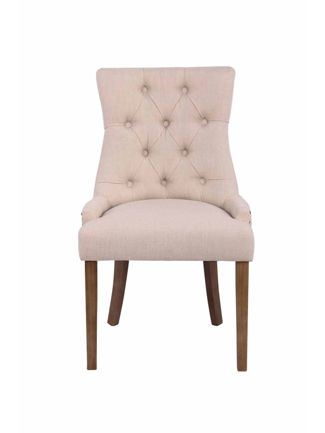 Silla de comedor Aberdeen tela antiguo-claro, crema