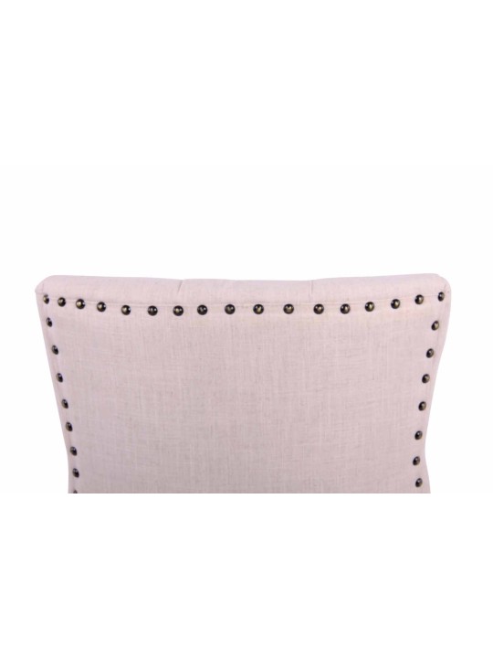 Silla de comedor Aberdeen tela antigua, crema Silla de comedor Aberdeen tela antigua, crema