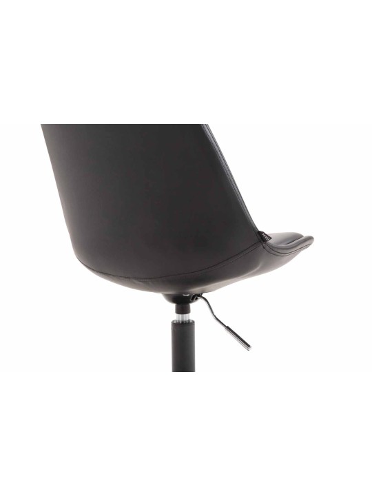 Silla Maverick B símil piel, negro