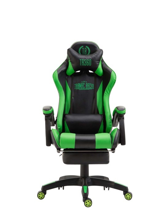 Silla de oficina Ignite piel sintética, negro/verde