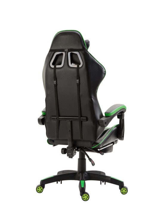 Silla de oficina Ignite piel sintética, negro/verde