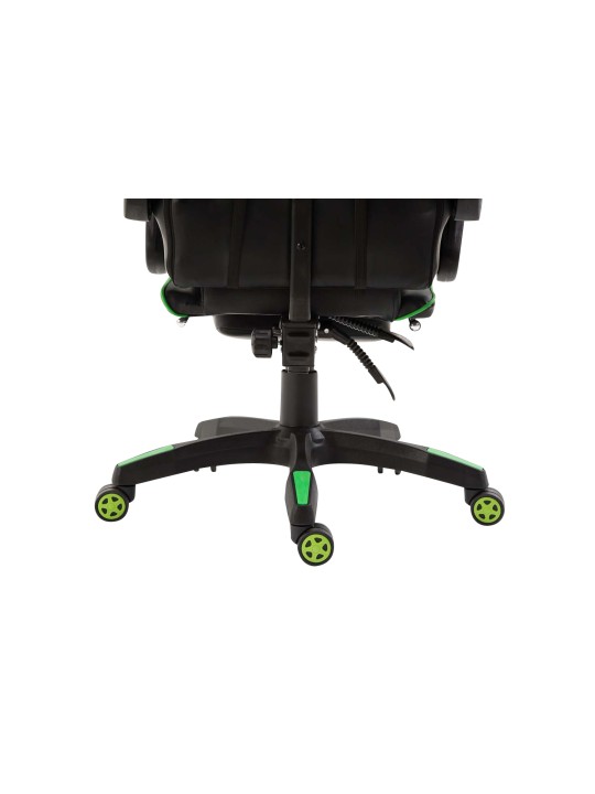 Silla de oficina Ignite piel sintética, negro/verde