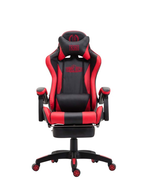 Silla de oficina Ignite piel sintética, negro/rojo