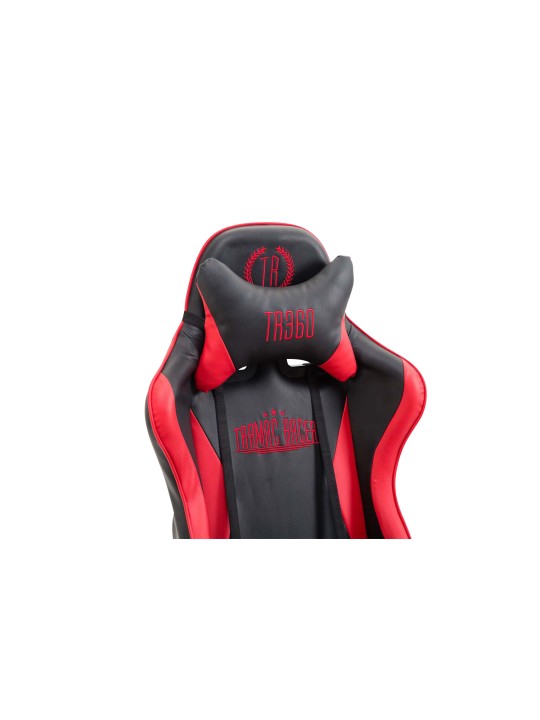 Silla de oficina Ignite piel sintética, negro/rojo