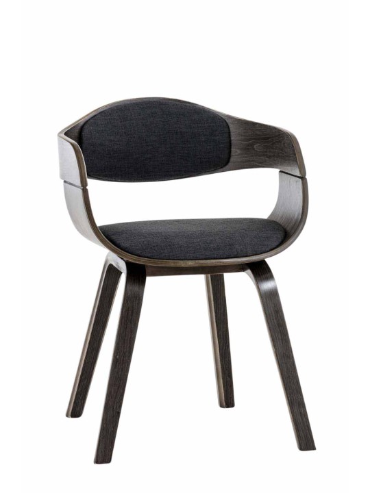 Silla de visita tela Kingston, gris/gris oscuro Silla de visita tela Kingston, gris/gris oscuro