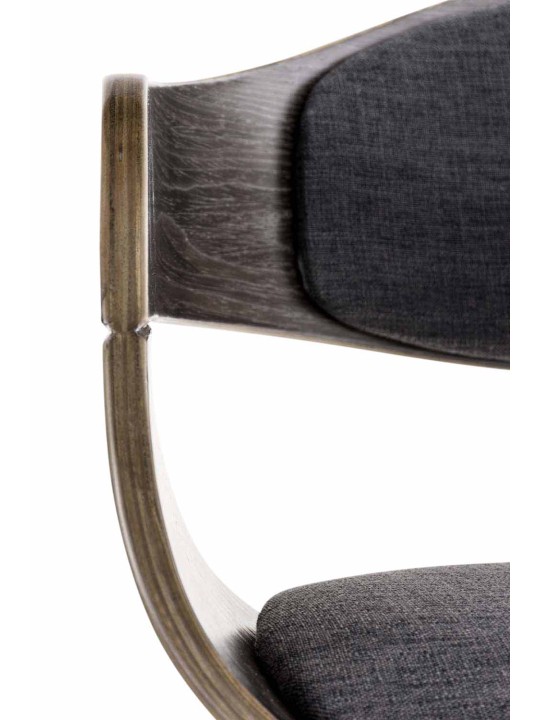 Silla de visita tela Kingston, gris/gris oscuro Silla de visita tela Kingston, gris/gris oscuro