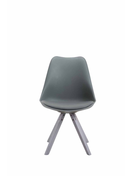 Silla de visita Toulouse polipiel Cuadrada, gris Silla de visita Toulouse polipiel Cuadrada, gris