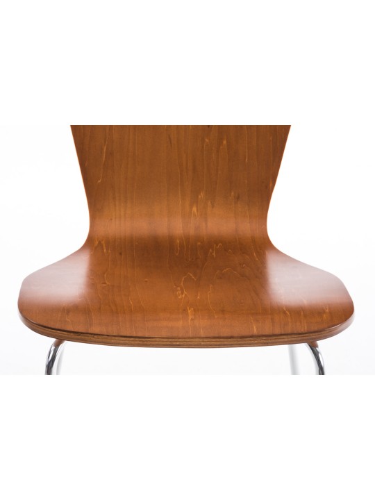 Juego de 2 sillas de visita Aaron, marrón Juego de 2 sillas de visita Aaron, marrón