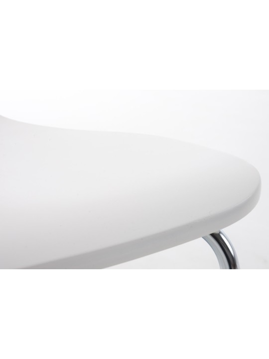 Juego de 4 sillas de visita Aaron, blanco Juego de 4 sillas de visita Aaron, blanco