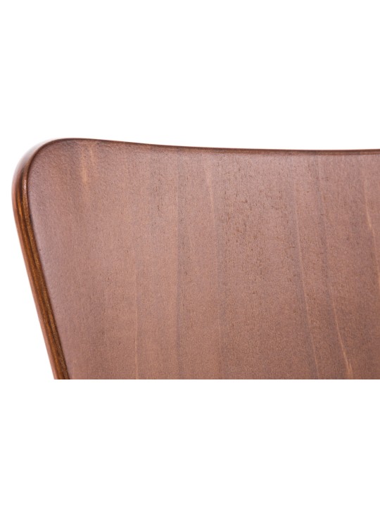 Juego de 4 sillas de visita Aaron, marrón Juego de 4 sillas de visita Aaron, marrón