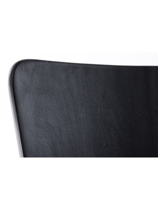 Juego de 4 sillas de visita Aaron, negro