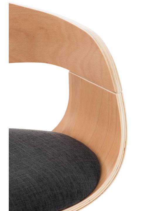 Taburete de bar Kingston C tela, natural/gris oscuro Taburete de bar Kingston C tela, natural/gris oscuro