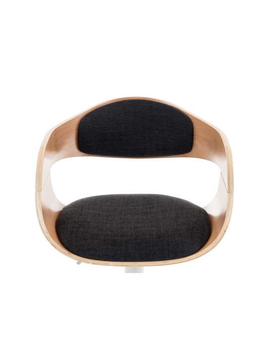 Taburete de bar Kingston C tela, natural/gris oscuro Taburete de bar Kingston C tela, natural/gris oscuro