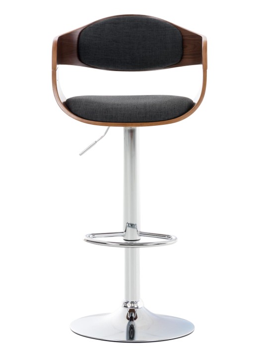 Taburete de bar Kingston C tela, nogal/gris oscuro Taburete de bar Kingston C tela, nogal/gris oscuro