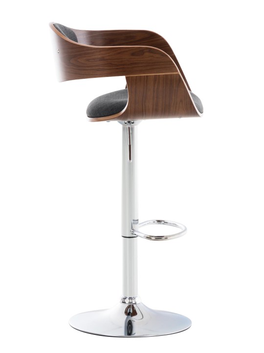 Taburete de bar Kingston C tela, nogal/gris oscuro Taburete de bar Kingston C tela, nogal/gris oscuro